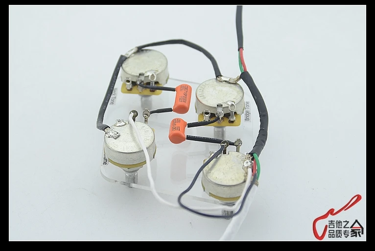 Электрогитара для захвата 1 комплект электрогитара LP сg Dot (4x CTS 500K Pots + 1X jack)