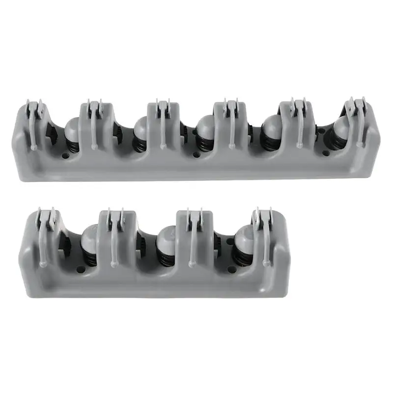 Mop Broom Holder Wall Mounted Storage Rack for Closet Rakes Garden Garage Tool | Umbrella Accessories