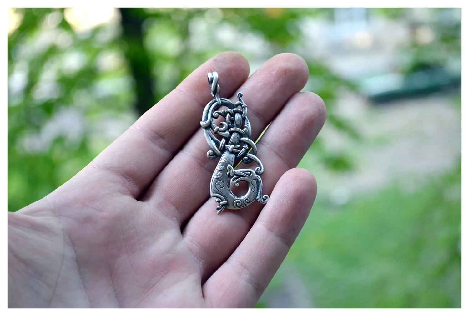 Викинг норвежский Шарм кольцо дракона ожерелье в скандинавском стиле Norse