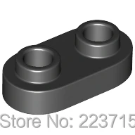 * Пластина 1x2, закругленная * Y1195 50 шт., сделай сам, развивающий блок, часть  35480, совместима с