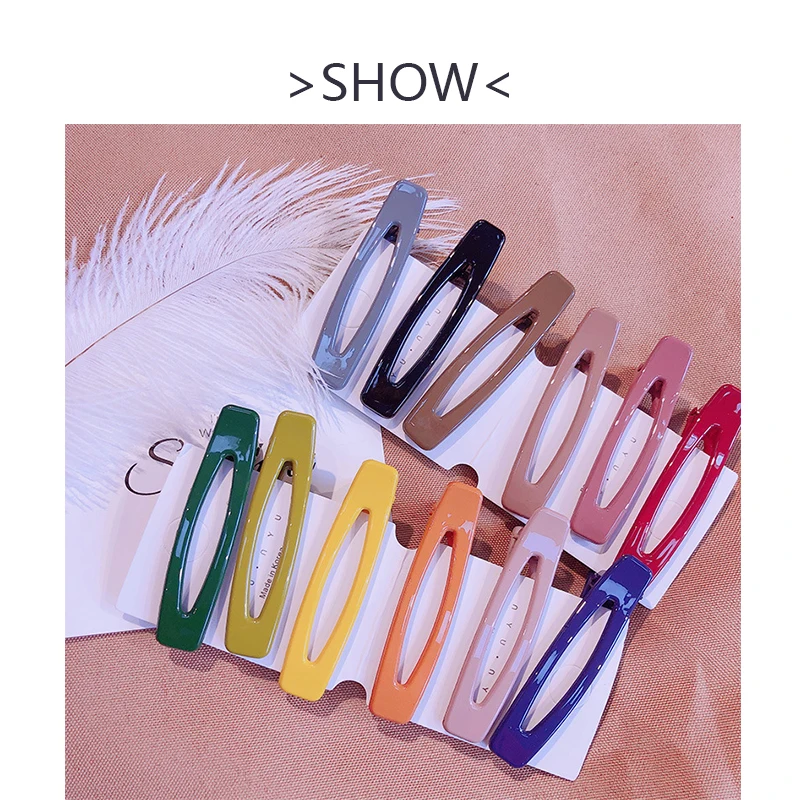 Женская акриловая заколка для волос 35 цветов 1 шт.| |