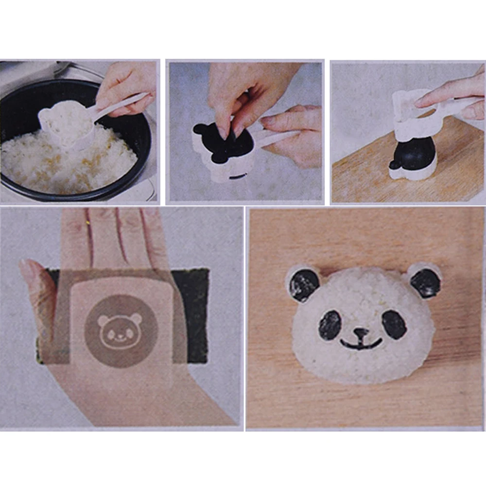 Рисовый шар DIY Кухонные Принадлежности Форма для суши мультфильм kilofly Bento панда