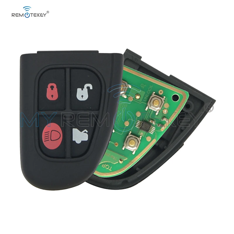 

Remtekey Flip remote key fob for Jaguar X S XJ XK NHVWB1U241 4 button 434Mhz