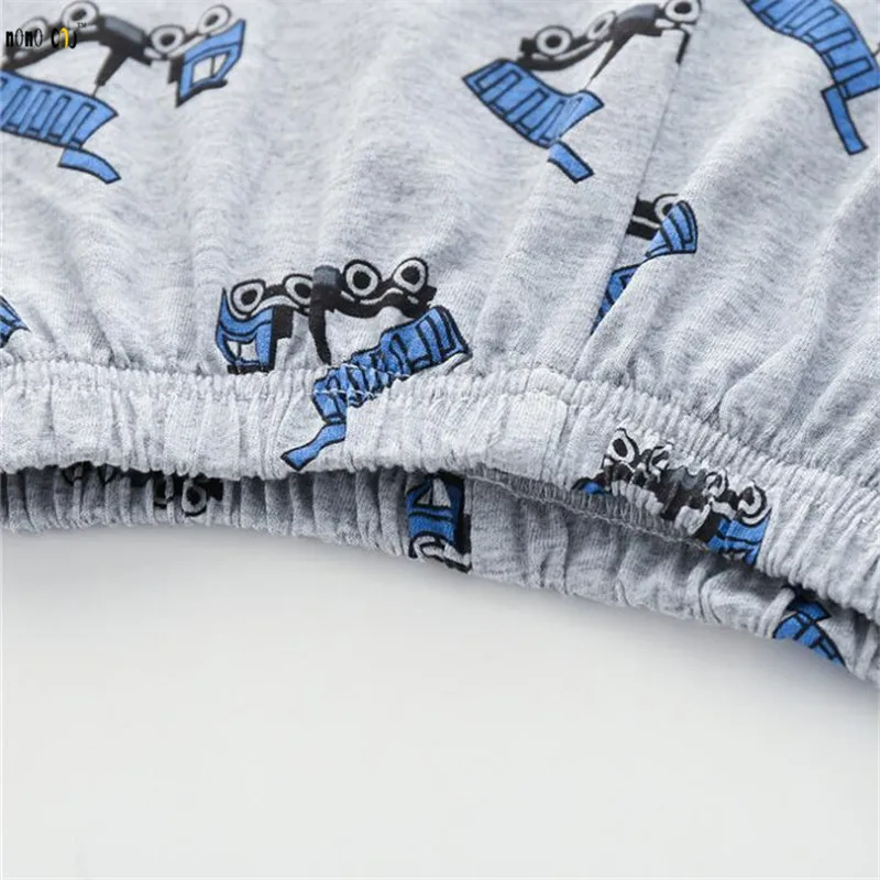 Kids Sport Suit Boy Clothes Set Summer Short Sleeve Cartoon Printed Child Clothing Outfit 2 pcs Tracksuit 3 4 5 6 7 Years | Детская