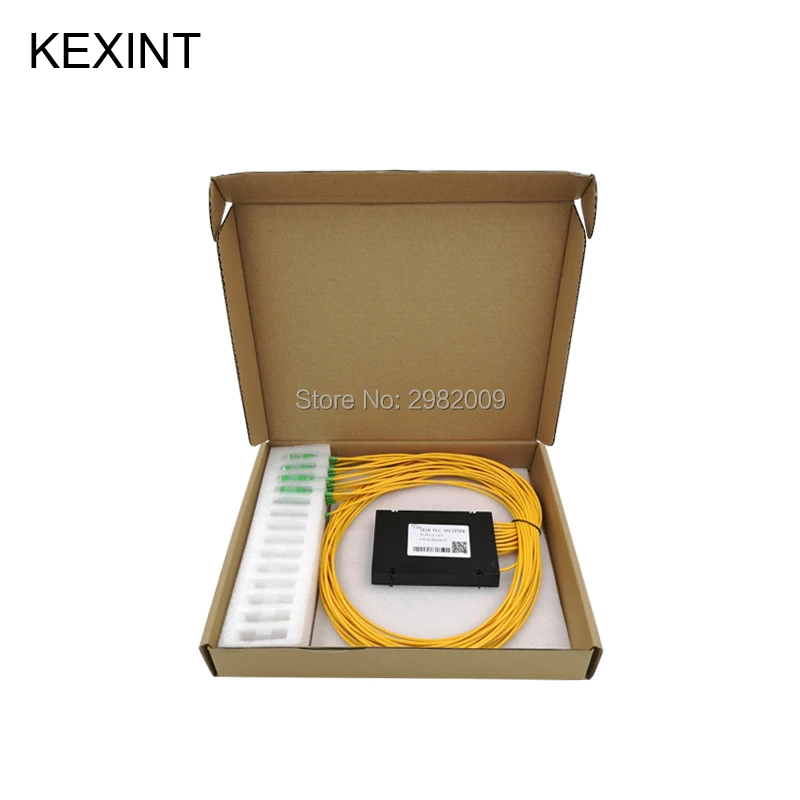 KEXINT волоконно-оптический разветвитель PLC 1X16 модуль 3 0 1m с разъемом SC/APC / 10 шт. |