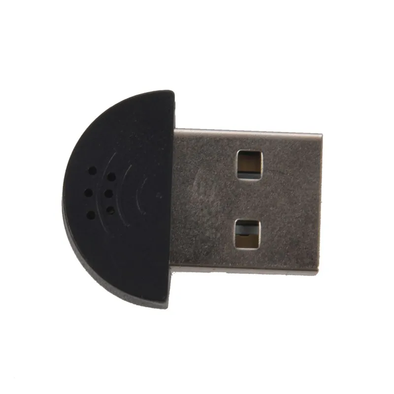USB разъем мини студия речи микрофон Запись аудио адаптер для ПК ноутбука черный |