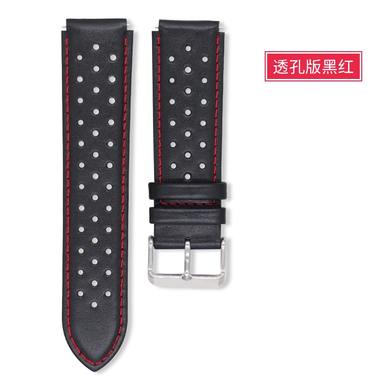 Universal 20mm 22mm Strap for AMAZFIT Bip Stratos 2 Samsung Gear 3 Cowhide Leather Band Bracelet Men Women Business Style | Электроника