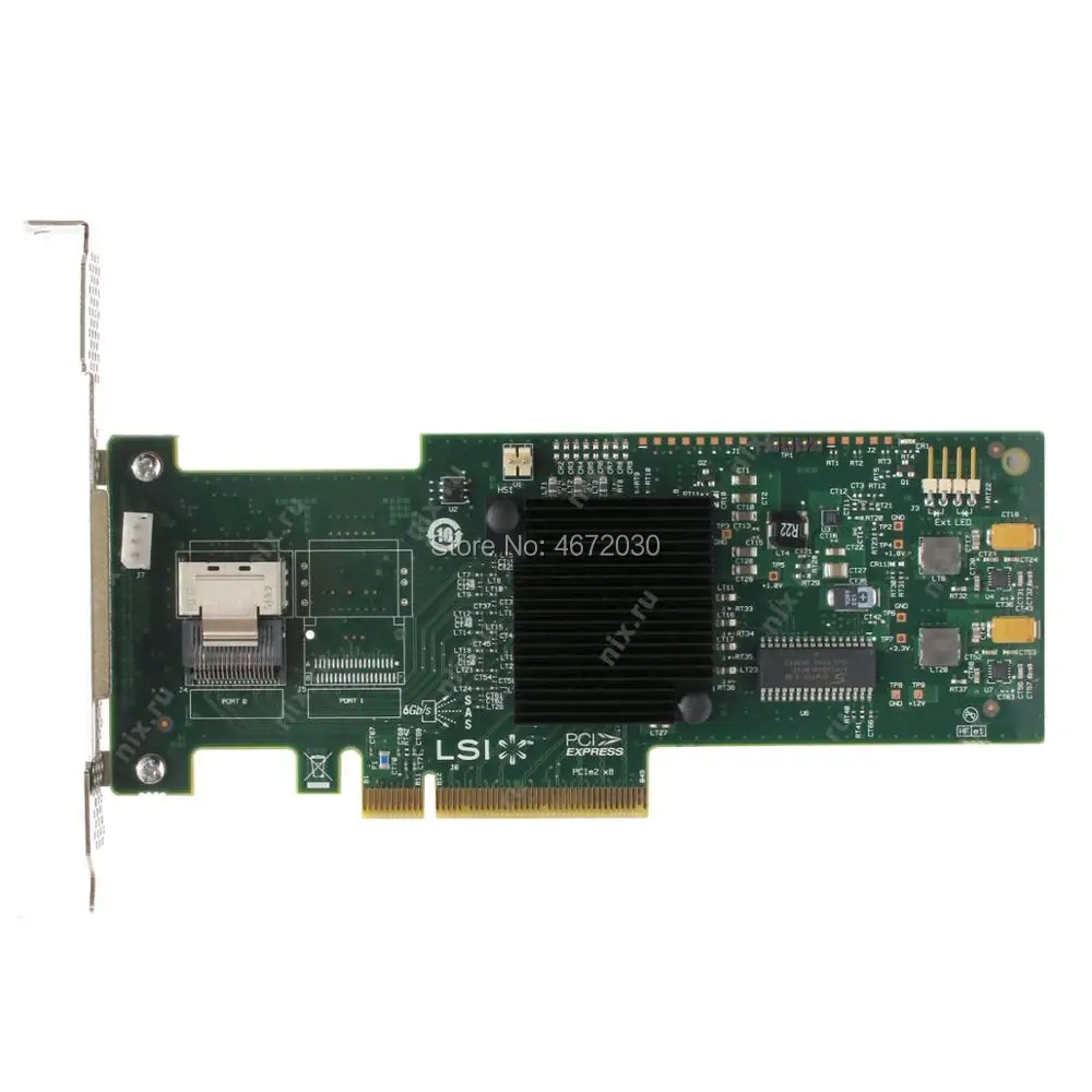 Новая плата контроллера Broadcom Avago LSIMegaRAID SAS 9240 4i LSI00199 4 порта RAID0.1.5 SFF8087 6 ГБ PCI E 2 0