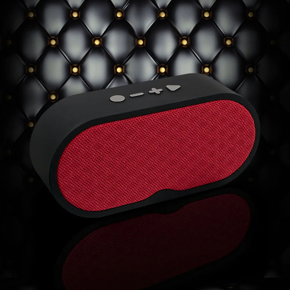 Портативный Bluetooth динамик беспроводной плеер льняной дизайн сабвуфер громкий s