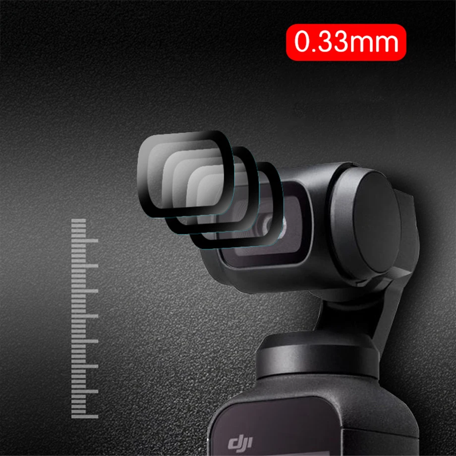 Набор из закаленной пленки DJI OSMO Pocket 2 для камеры закаленная Защитная пленка