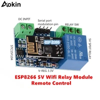 esp8266 5v wifi relay module remote control switch phone app for smart home iot transmission distance 400m