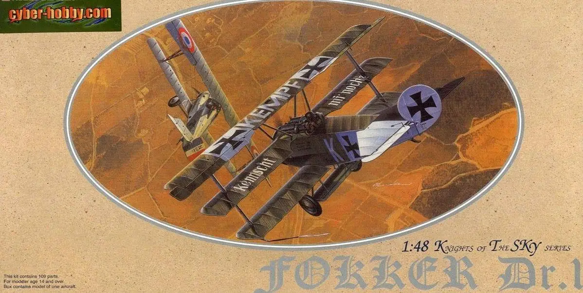 Набор моделей Dragon 5901 1/48 Fokker Dr1|Наборы для сборки моделей| |