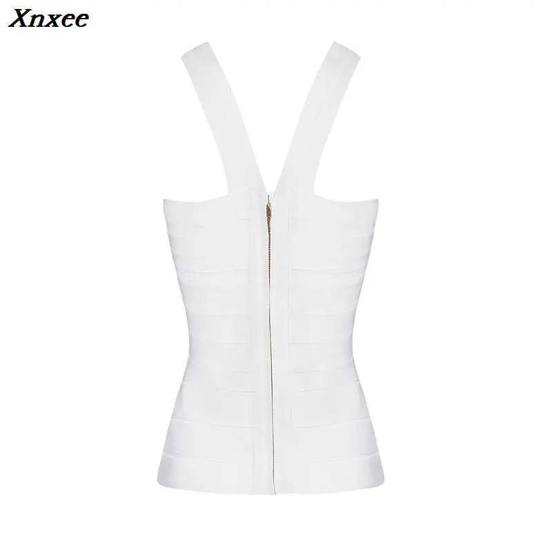 

Xnxee 2020 New Sexy Women's Elastic Spaghetti Strap Bandage Stretch V-Neck Tight Lady Camis Vest Tank Tops Xnxee