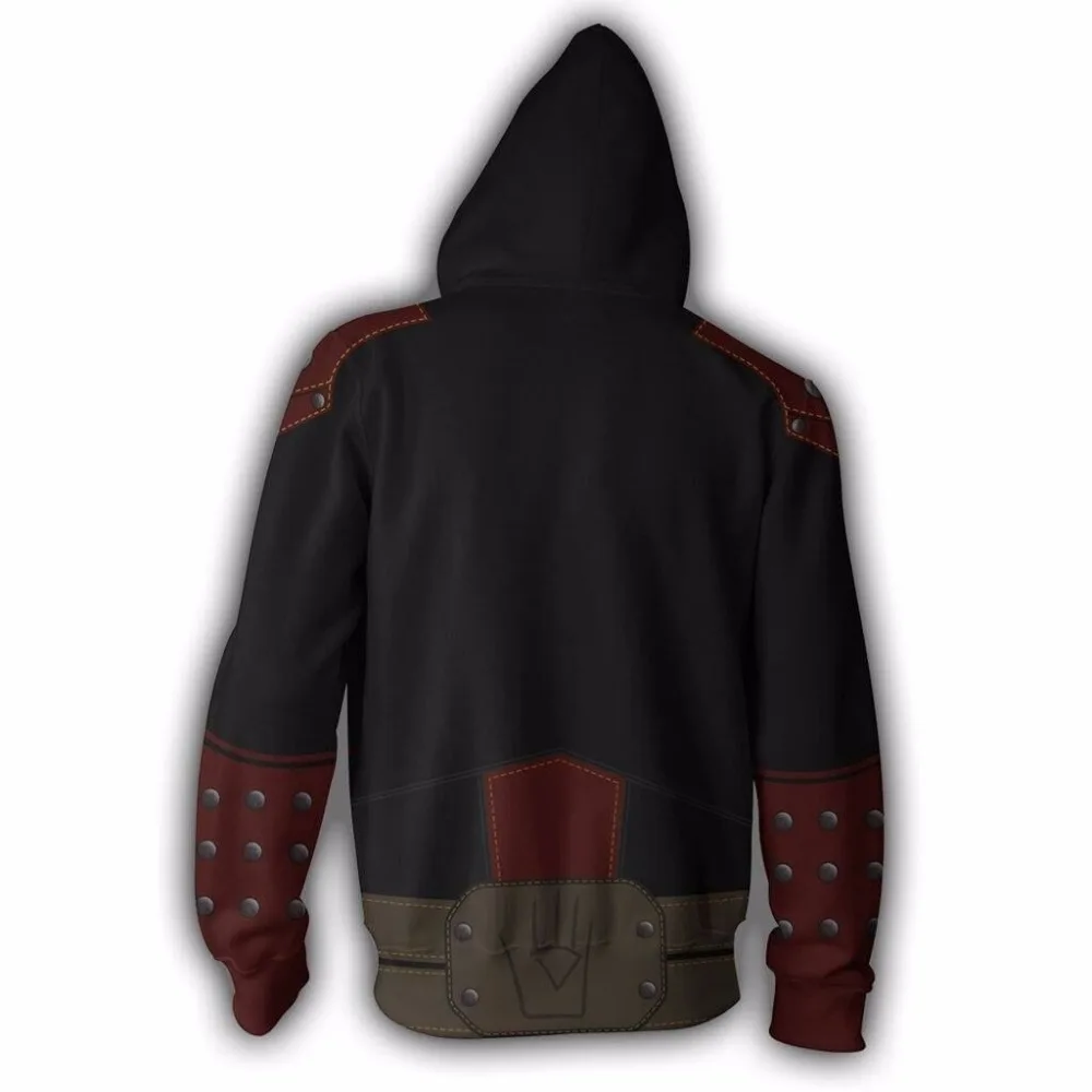 BIANYILONG/Новинка 2018 года толстовки пальто костюм легиона одежда с 3D принтом на
