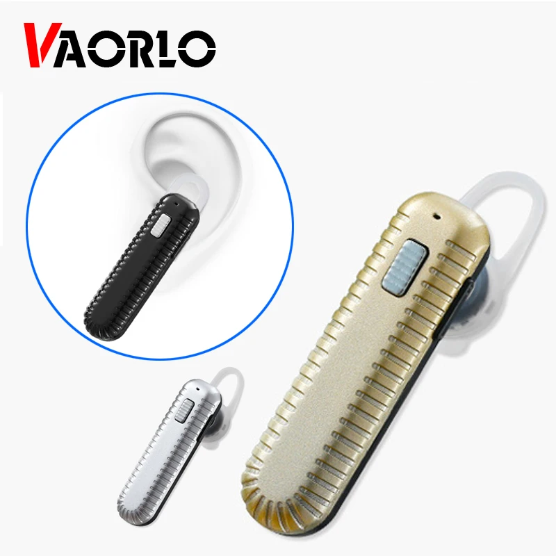VAORLO мини bluetooth гарнитура спортивные одиночные беспроводные наушники в ухо