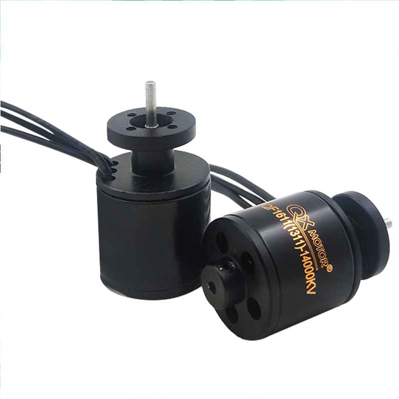 

QX-MOTOR Новый Бесколлекторный двигатель для EDF, запчасти для самолетов QF1611, 5000 кв, 6000кв, 7000кв, 14000кв, металлический Бесколлекторный двигатель