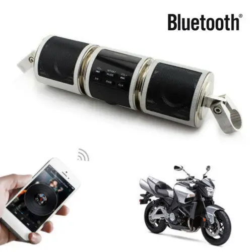 Мотоцикл Bluetooth аудио Звуковая система MP3 FM Радио стерео водонепроницаемые