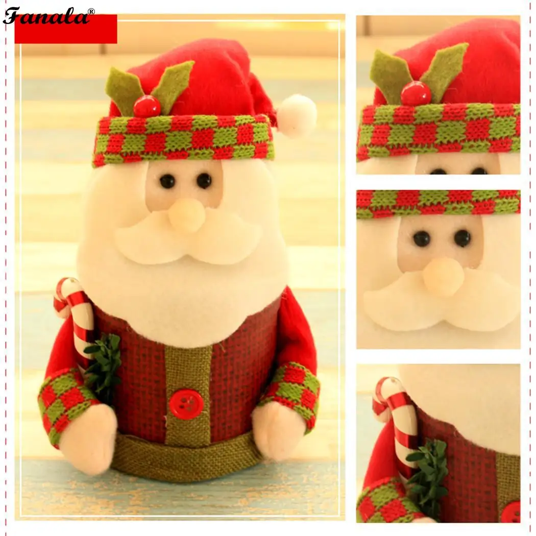 Cute Multicolor Candy Box Christmas Style Elk Snowman Old Home Decoration As Picture | Дом и сад