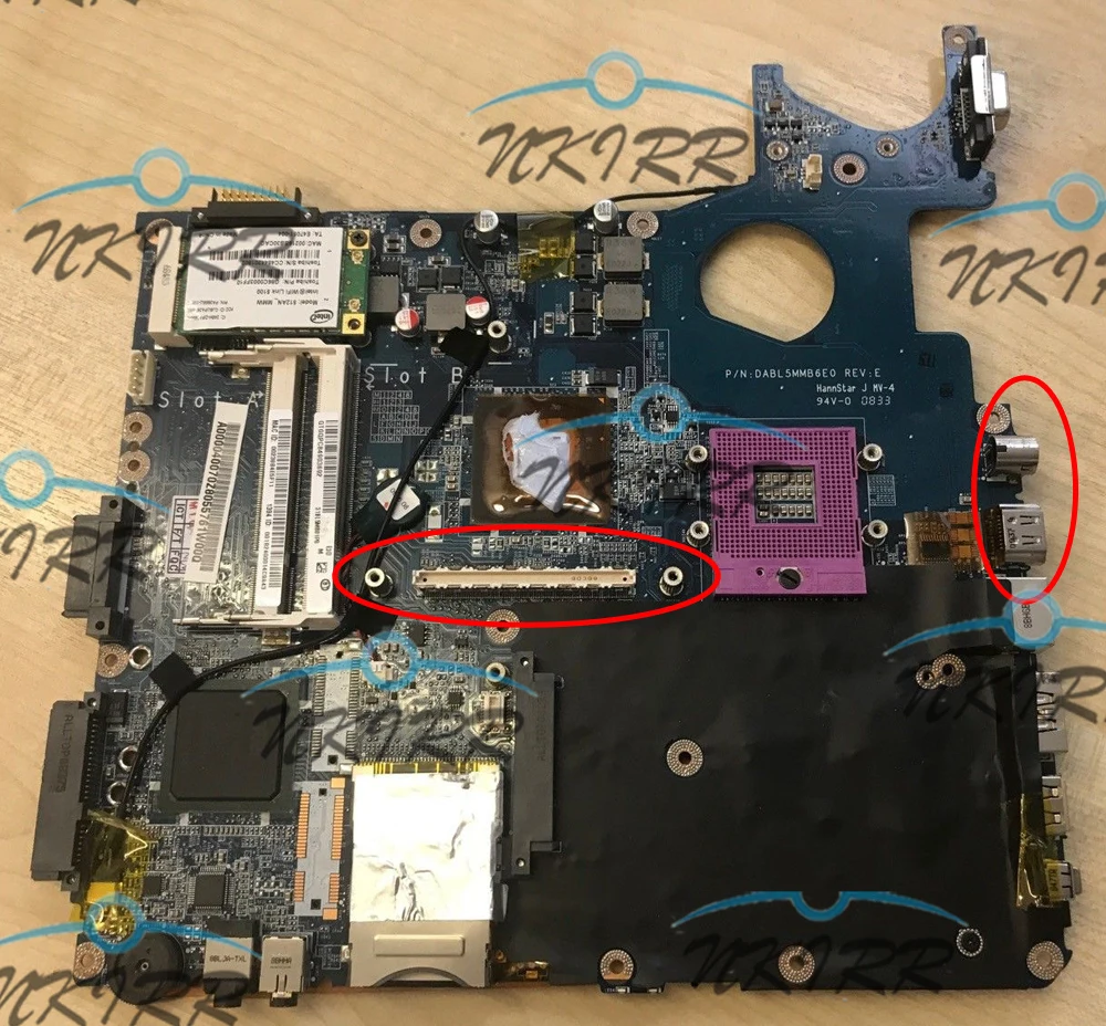 Материнская плата A000034450 A000041230 A000040070 A0000400702 DABL5MMB6E0 REV:E для Toshiba Satellite P300 P305 с