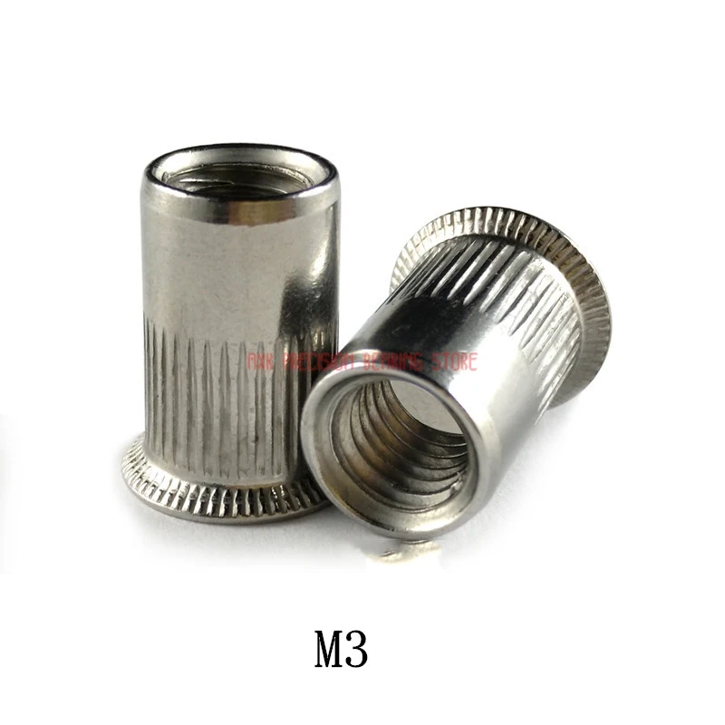 

2021 распродажа, Декор, деревянная мебель, стержень из нержавеющей стали 20 шт., M3, нержавеющая сталь, маленькая головка, заклепка, гайка, вставк...