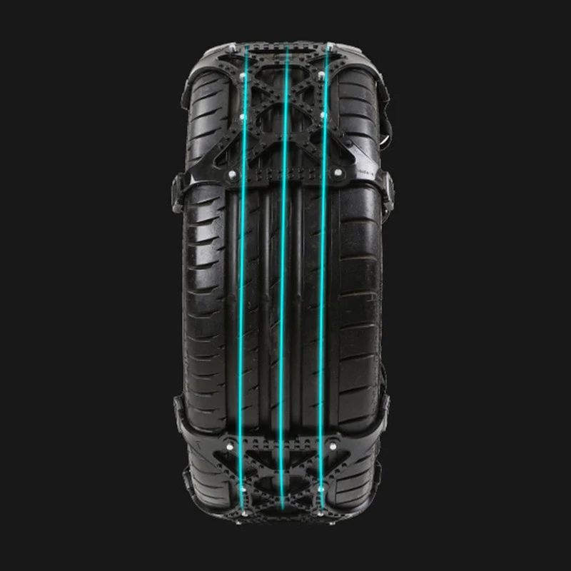 3 шт. прочный черный новый ТПУ + сплав противоскользящие цепи для шин подходит