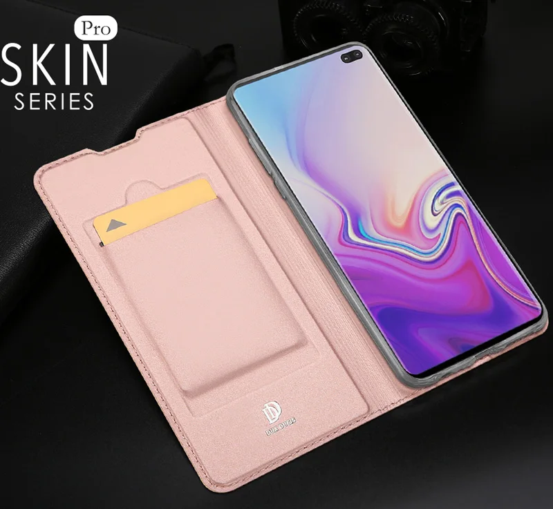 Оригинальный DUX DUCIS чехол для samsung Galaxy S10 плюс 5G Книга Флип кожаный бумажник Coque
