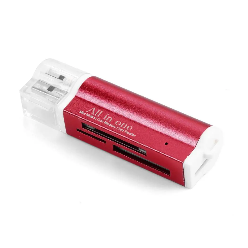 USB кард ридеры 4 слота для карт мульти функциональный адаптер четырех в одном