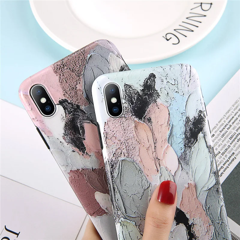 Lovebay чехол для телефона iPhone 6 6s 7 8 Plus X XR XS Max Модный художественный цветок в стиле