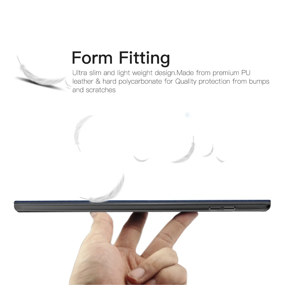 Original Soft TPU Case For iPad Pro 2017 10.5 Back Pencil Holder Trifold Stand with Auto Sleep/Wake Cover for Apple Tablets | Компьютеры и