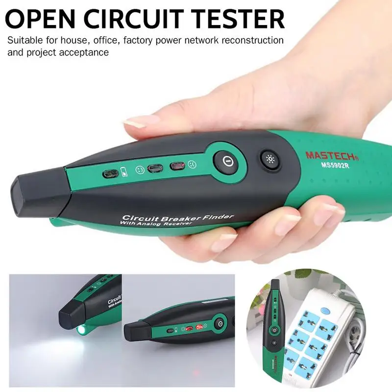 MS5902 автоматический выключатель светодиодный тестер искатель розетки