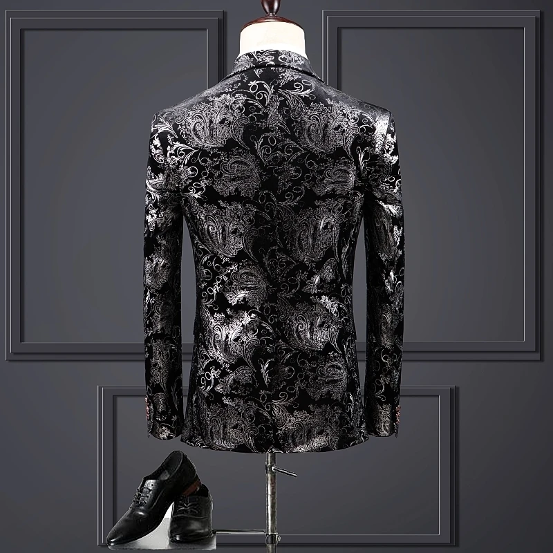 Деловой деловой костюм смокинг 3 предмета мужской большого размера Свадебный