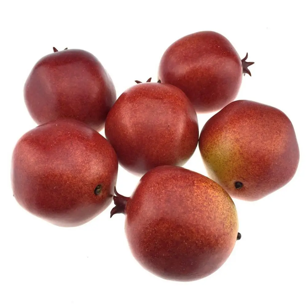 Реалистичное искусственное Гранатовое украшение gрезорт 6 шт. искусственный