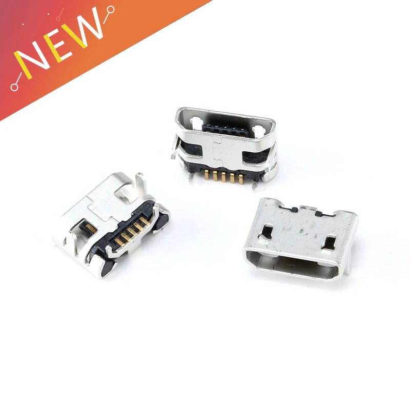 20 штук Micro USB разъем 5 контактный usb разъём зарядного устройства