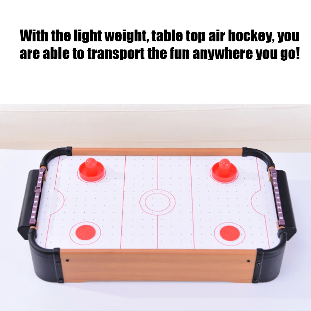 Мини Настольная воздушная хоккейная игра Pushers Pucks семейный Рождественский