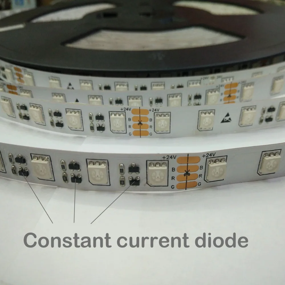 Постоянный ток 20 м DC24V CRI 90 Ra samsung чип 300 светодио дный IP20 5050SMD RGB Сменные