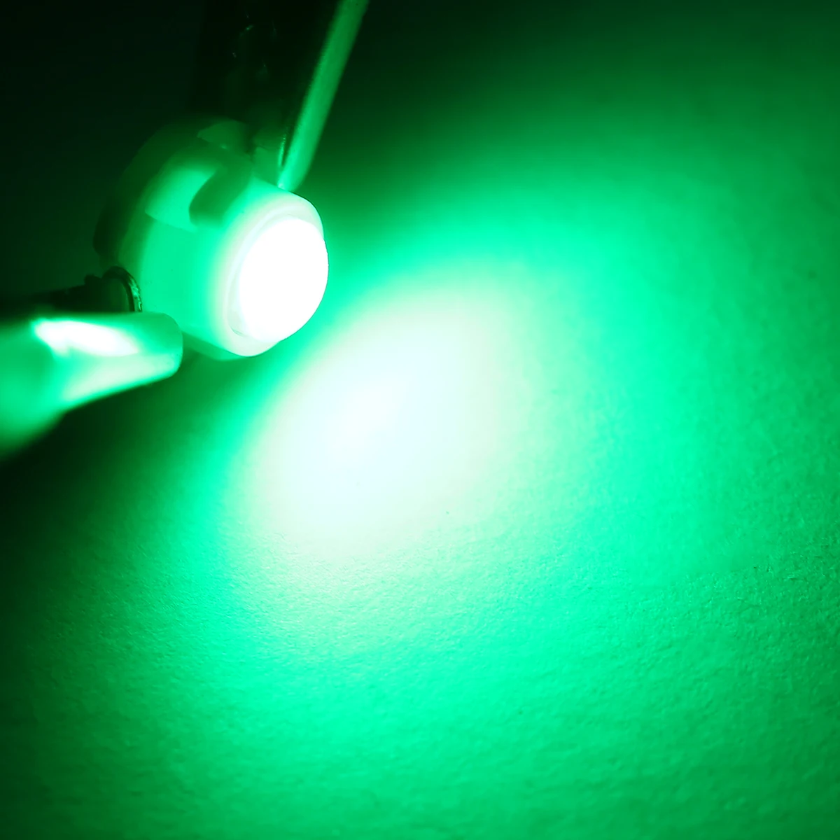 

10pcs Car-styling Car Green LED T4.7 Car LED Dashboard Winding Light Bulbs Instruments Panel Wedge Lamp Warning Indicator 12V