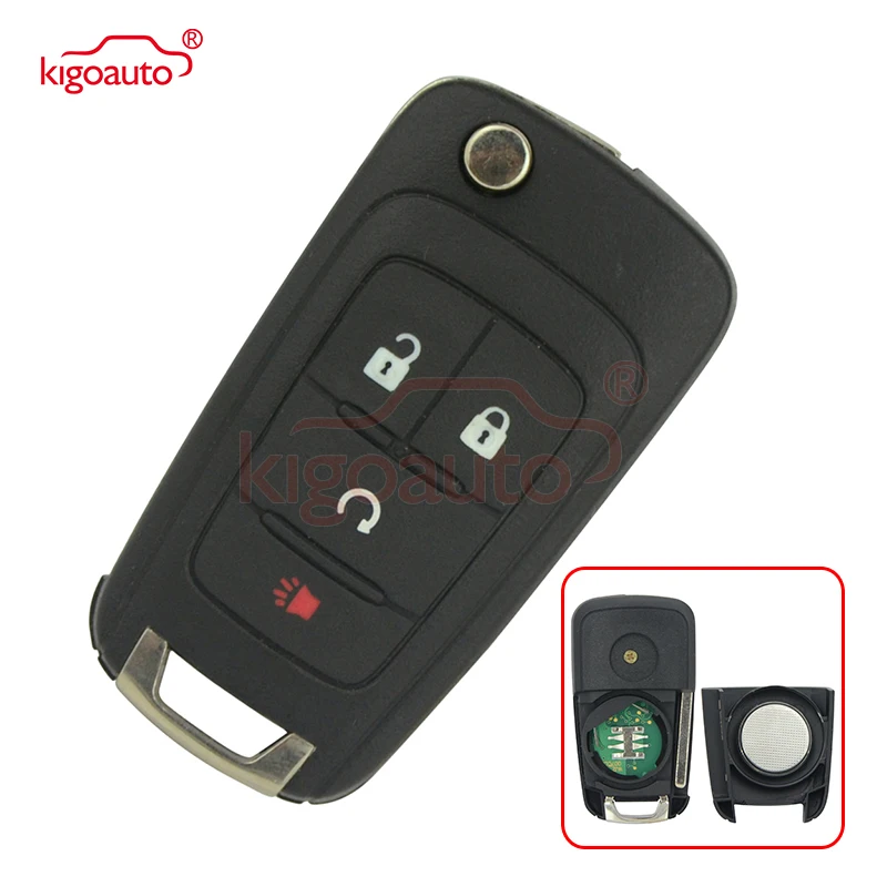 Kigoauto дистанционный флип ключ 4 кнопки 315 МГц KR55WK50073 для 2014 Chevrolet Impala|Ключ от авто| |