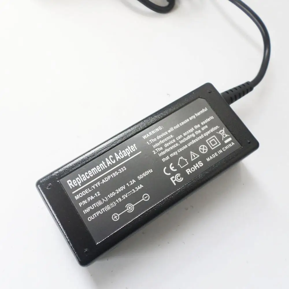 Зарядное устройство для ноутбука Dell Latitude 13 131L 2100 2110 2120 D610 D620 D630 D830 19 5 V 3.34A 100 ~ 240v 50