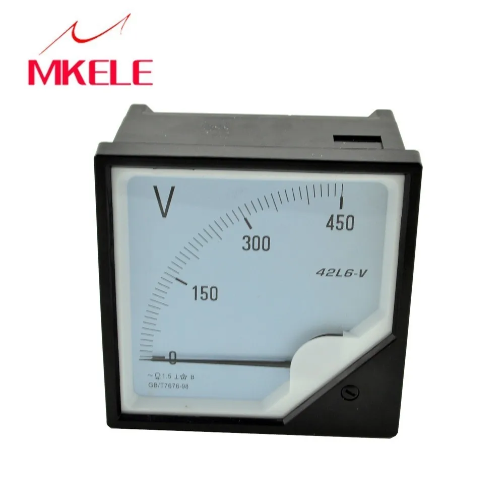 Новые поступления AC 42L6(450 в) Мини Аналоговый амперметр панель тока измеритель