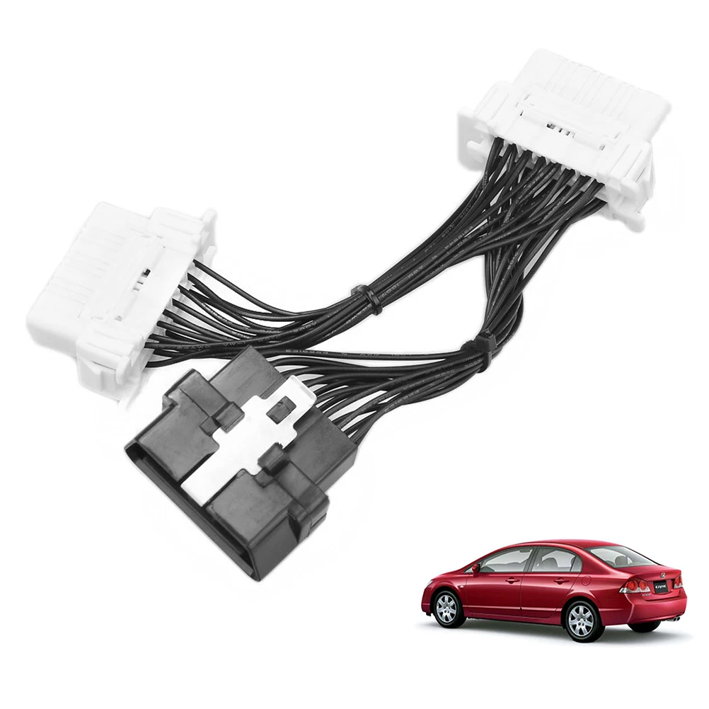16 контактный Автомобильный Разветвитель OBD2|Адаптер питания| |