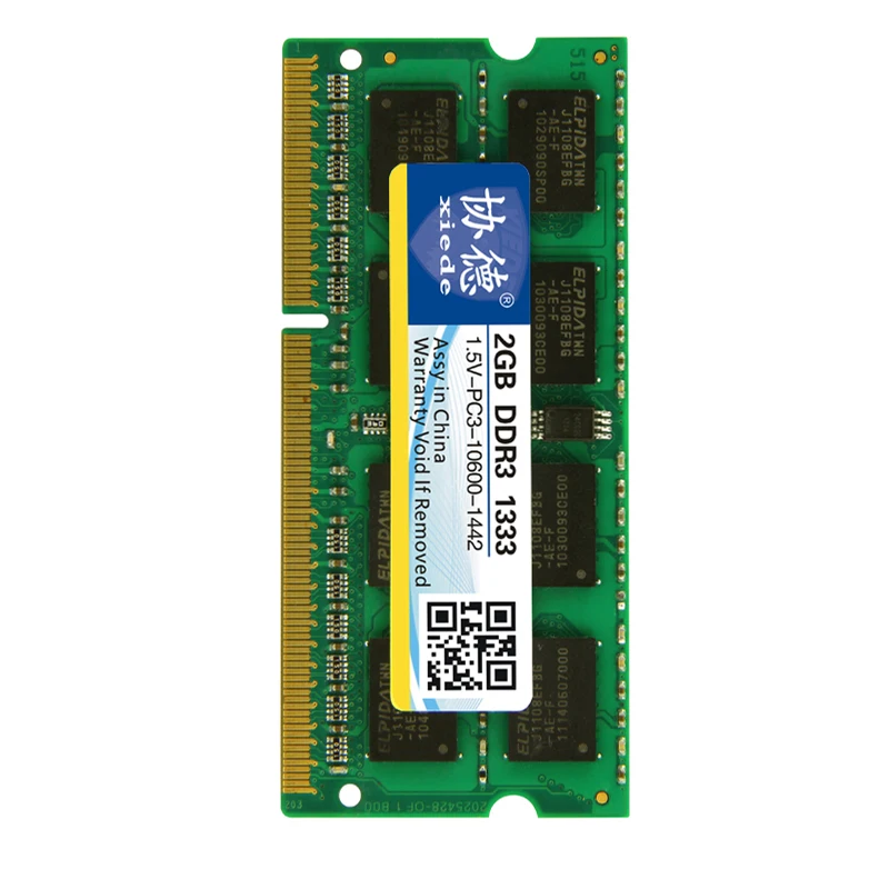 Xiede Laptop Memory Ram Module Ddr3 1333 Pc3-10600 204Pin Dimm 1333Mhz For Notebook X042 | Компьютеры и офис