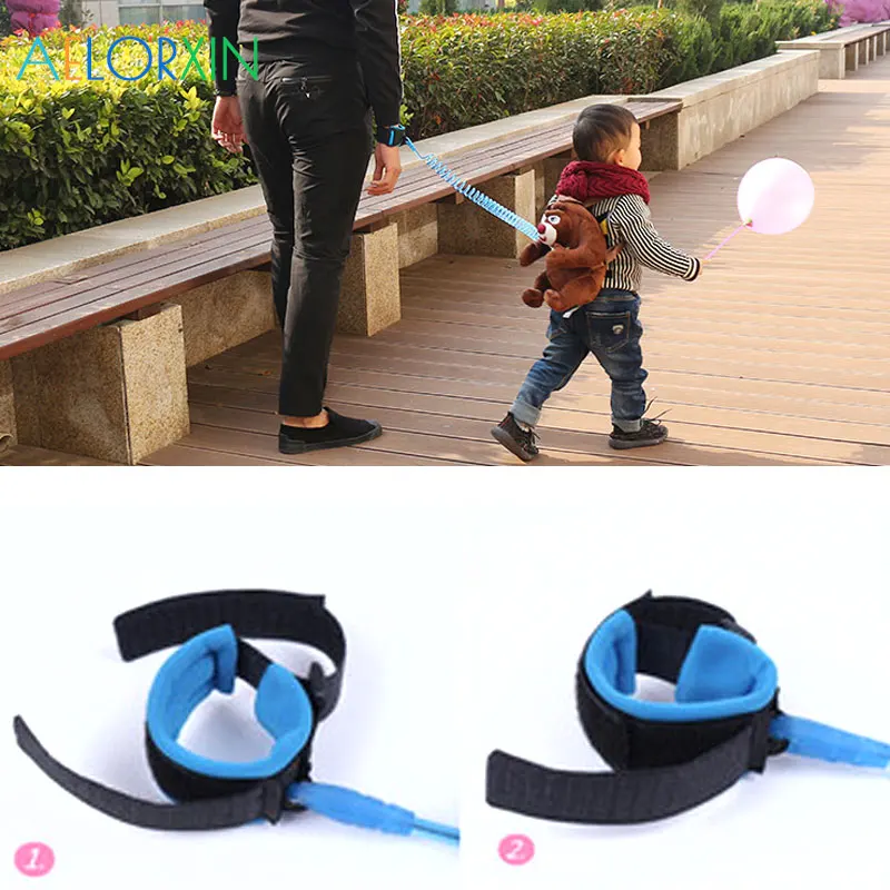 Arn&eacute;s de seguridad con recordatorio antip&eacute;rdida para ni&ntilde;os peque&ntilde;os, cuerda de tracci&oacute;n de enlace de mu&ntilde;eca, bloqueo, corte continuo-1