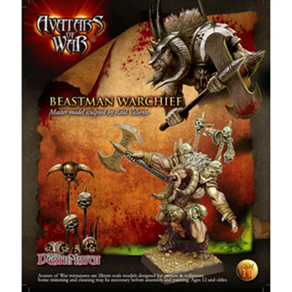 Аватары войны Beastman Warchief|Наборы для сборки моделей| |