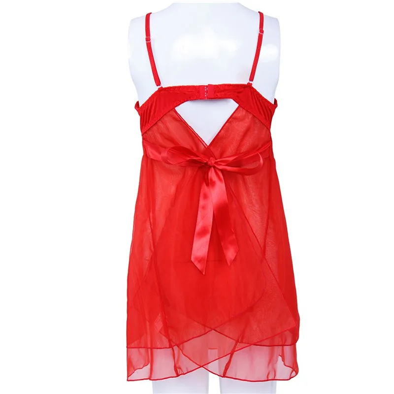 Kiliglic эротический костюм Для женщин открытым Кубок белье Babydoll плюс Размеры