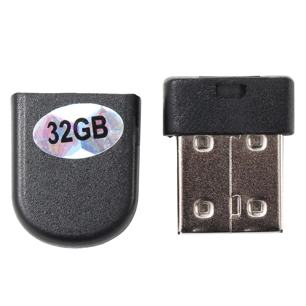 Мини 32 ГБ флеш-диск USB 2 0 памяти брелок дизайн большой палец палка черный |