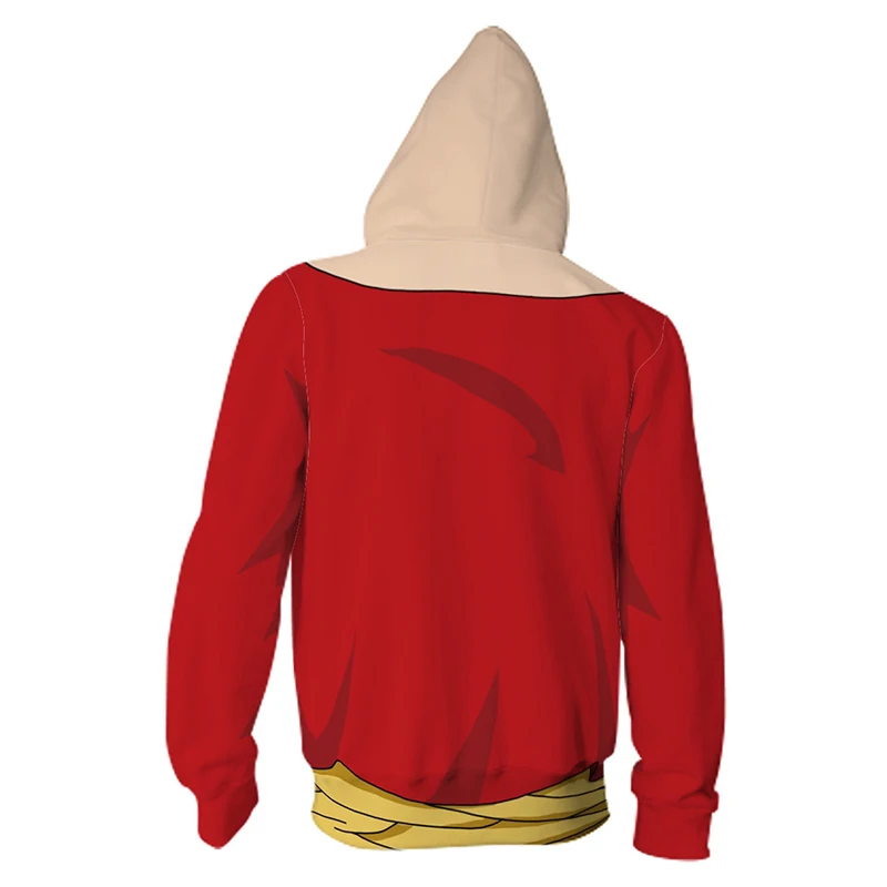 BIANYILONG 2019 новая обезьяна D. Luffy 3D Толстовка с капюшоном одна штука Луффи толстовки