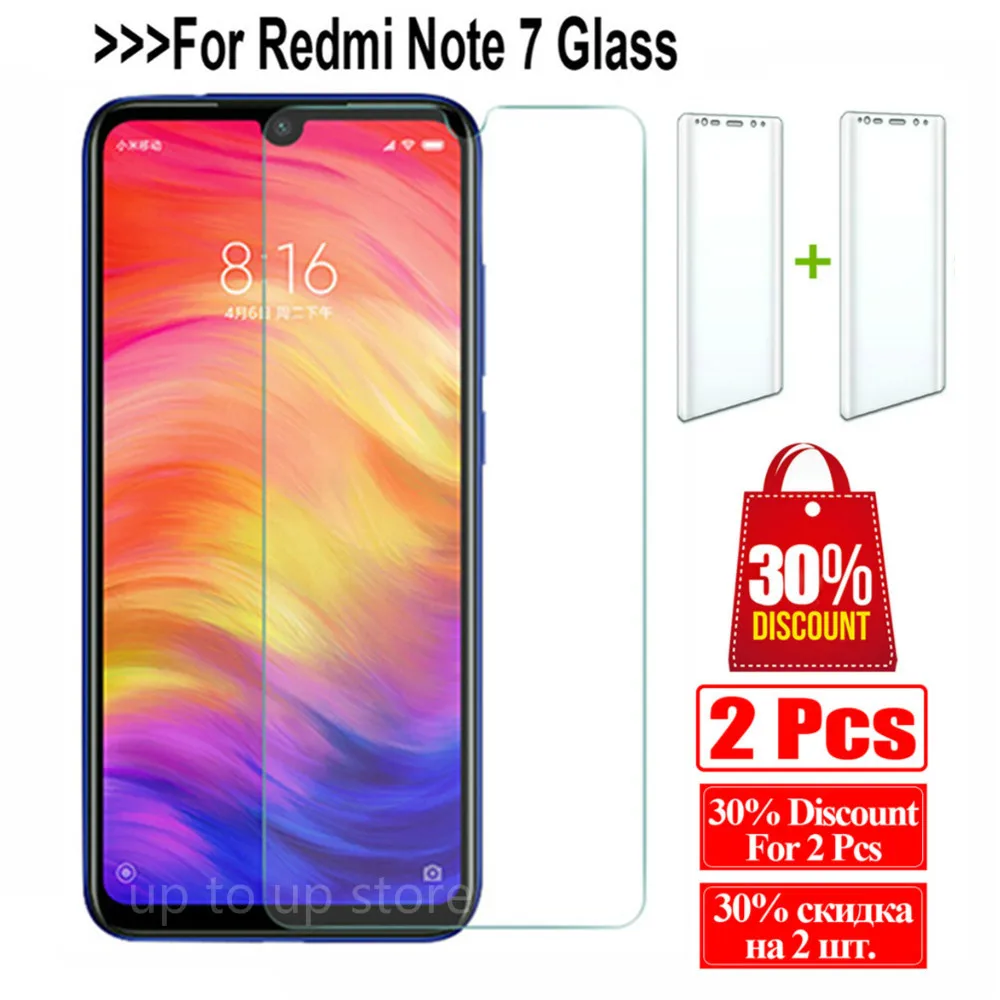 Закаленное стекло для Xiaomi Redmi Note 7 5 6 Pro Mi 8 9 A1 A2 Lite Poco F1 Защита экрана Mix 2s 2 6A защитная