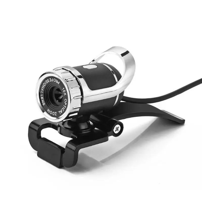 Новинка 2019 цифровая usb веб камера Full HD для компьютера с клипсой 360 градусов