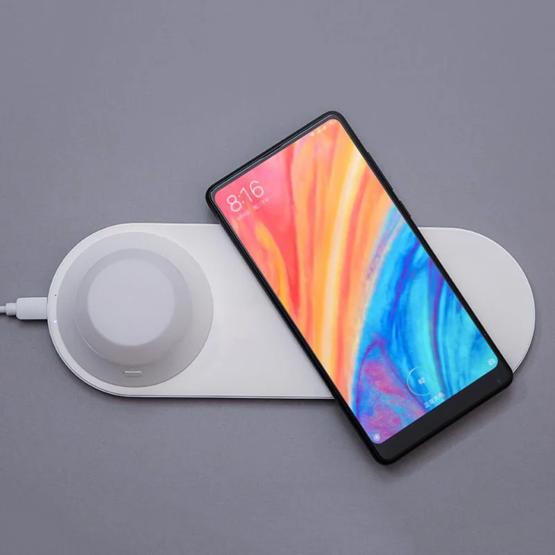 Yeelight Беспроводное зарядное устройство с светодиодный ночной лампой магнитное