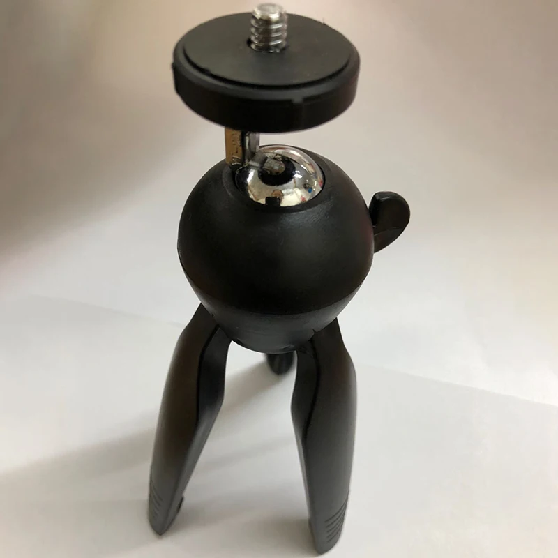 Черный мини штатив для телефона Настольный держатель смартфона подставка